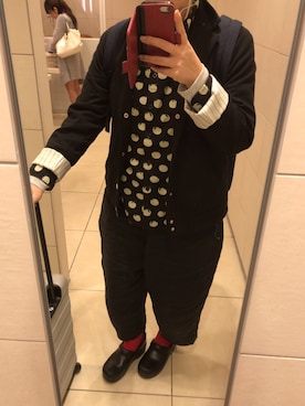 「FRAPBOIS（フラボア）のアイテム（テーラードジャケット）」を使った、ゆうき。さん（レディース・159cm）の春コーディネート