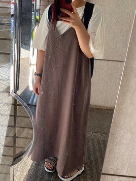 キャミソールワンピースqを使った人気ファッションコーディネート Wear