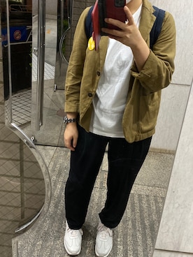 「Sunny clouds（サニークラウズ）のアイテム（ジャケット/アウター）」を使った、ゆうき。さん（レディース・159cm）の秋コーディネート