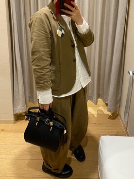 「Sunny clouds（サニークラウズ）のアイテム（ジャケット/アウター）」を使った、ゆうき。さん（レディース・159cm）の春コーディネート