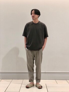 岩淵さん（メンズ・184cm）の夏コーディネート