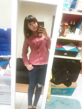 「TABOO（タブー）のアイテム」を使った、Yu Siang Chungさん（レディース・160cm）の夏コーディネート