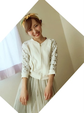 「tocco（トッコ）のアイテム（ジャケット/アウター）」を使った、kurumiさん（レディース・163cm）の春コーディネート