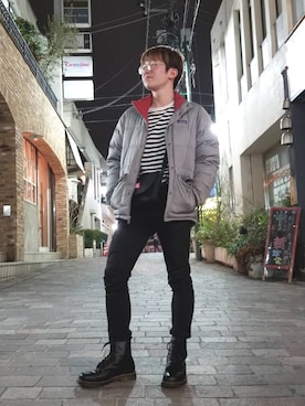 ぎんのすけさん（メンズ・168cm）の冬コーディネート