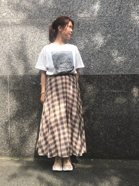 「ウエストイン」｜SIPULI_officialさん（レディース・164cm）の夏コーディネート