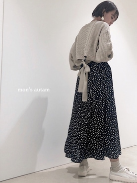「ダルメシアン柄」｜mayuさん（レディース・160cm）の秋コーディネート