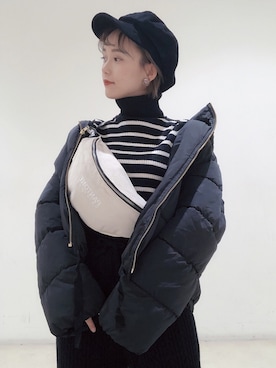 「やっぱりストリートが好き」｜「アイテム（ブルゾン）」を使った、mayuさん（レディース・160cm）の秋コーディネート
