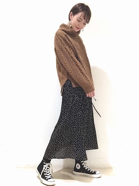 mayuさん（レディース・160cm）の冬コーディネート