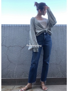 「ピスタチオ」｜mayuさん（レディース・160cm）の春コーディネート