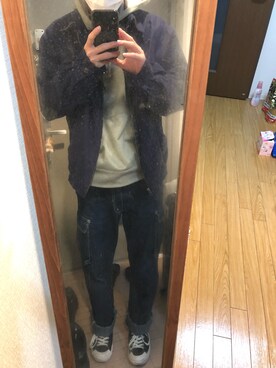 「CONVERSE（コンバース）のアイテム（レッグウェア）」を使った、ぴろさん（メンズ・170cm）の冬コーディネート