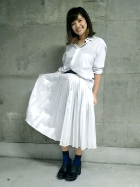「rag & bone（ラグアンドボーン）のアイテム（シューズ）」を使った、かしわばらさん（レディース・163cm）の春コーディネート