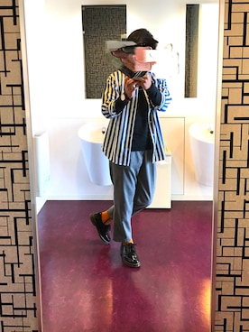 「ダニエルウェリントン」｜「アイテム（その他シューズ）」を使った、K.Kさん（メンズ・172cm）の春コーディネート
