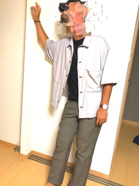 「ジーユー」｜K.Kさん（メンズ・172cm）の秋コーディネート