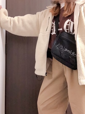 「MinoriTY（マイノリティ）のアイテム（ジャケット/アウター）」を使った、Reikaさん（レディース・158cm）の冬コーディネート