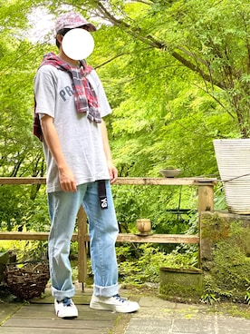 「TOMMY（トミー）のアイテム」を使った、パスト・エンパイアさん（メンズ・165cm）の夏コーディネート