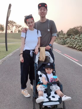 「iT（イット）のアイテム（パンツ）」を使った、lara en さん（レディース・165cm）の冬コーディネート