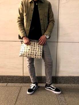 おさるさん（メンズ・174cm）の春コーディネート