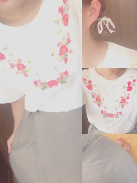 ゆ ぷ . ♡さん（レディース・154cm）の夏コーディネート