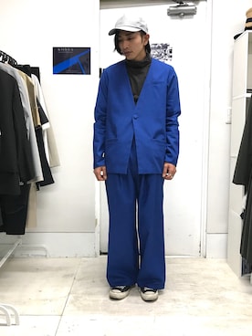 「NICK NEEDLES（ニックニードルズ）のアイテム」を使った、SONARさん（メンズ・171cm）の冬コーディネート