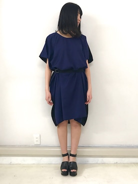 「NICK NEEDLES（ニックニードルズ）のアイテム」を使った、SONARさん（レディース・162cm）の春コーディネート