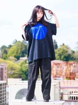 「NICK NEEDLES（ニックニードルズ）のアイテム」を使った、SONARさん（レディース・160cm）の春コーディネート