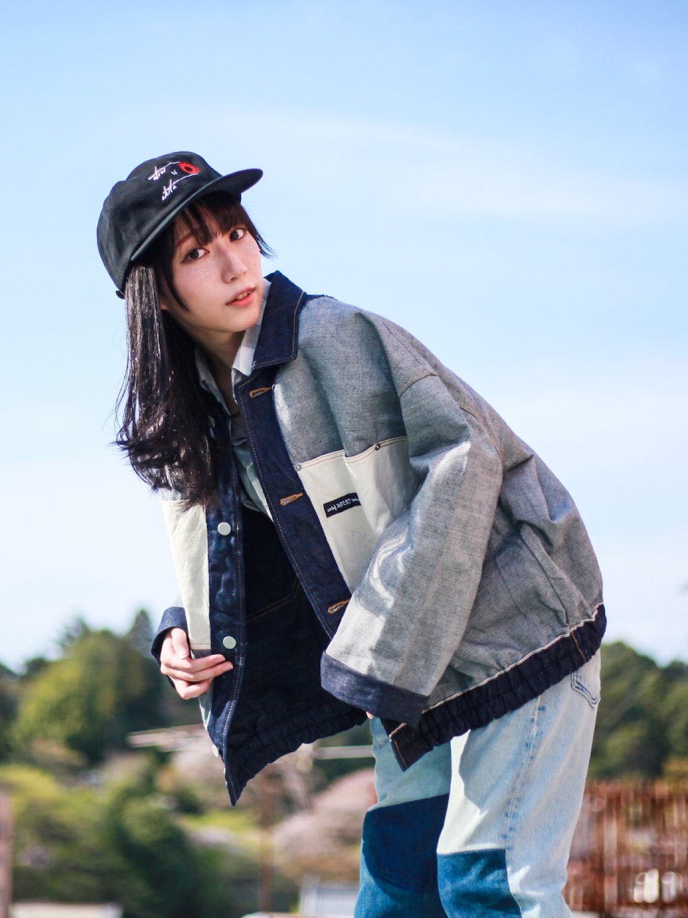 elephant TRIBAL fabricsインサイドアウト モッズコート elephant TRIBAL fabrics ミリタリージャケット モッズコート