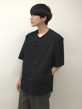 「STORES.jp（ストアーズドットジェーピー）のアイテム（シャツ/ブラウス）」を使った、SONARさん（メンズ・178cm）の夏コーディネート