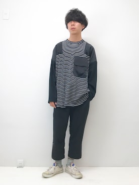 「STORES.jp（ストアーズドットジェーピー）のアイテム」を使った、SONARさん（メンズ・163cm）の夏コーディネート