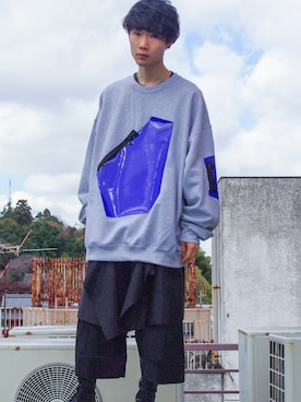 「アイテム（スウェット、その他）」を使った、SONARさん（メンズ・170cm）の秋コーディネート