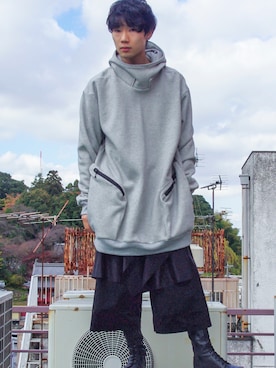 「NICK NEEDLES（ニックニードルズ）のアイテム」を使った、SONARさん（メンズ・170cm）の冬コーディネート