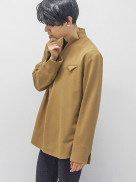 「STORES.jp（ストアーズドットジェーピー）のアイテム（シャツ/ブラウス）」を使った、SONARさん（メンズ・170cm）の冬コーディネート