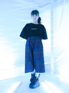 「chloma（クロマ）のアイテム」を使った、SONARさん（レディース・155cm）の春コーディネート