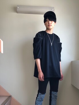 「NICK NEEDLES（ニックニードルズ）のアイテム」を使った、SONARさん（メンズ・180cm）の秋コーディネート