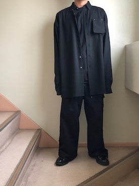 「STORES.jp（ストアーズドットジェーピー）のアイテム（シャツ/ブラウス）」を使った、SONARさん（メンズ・167cm）の秋コーディネート