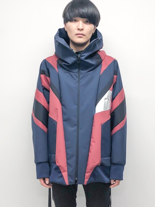 BALMUNG バルムング 19aw マルチカラーハイネックビッグデニムパーカー BALMUNG（バルムング）の「BALMUNG / ハイネックビッグパーカー