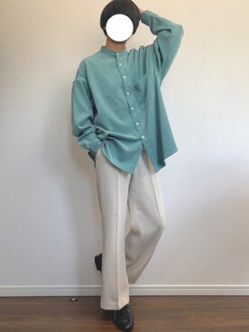 「春めきシューズ」｜「アイテム（スリッポン）」を使った、rくんさん（メンズ・170cm）の春コーディネート
