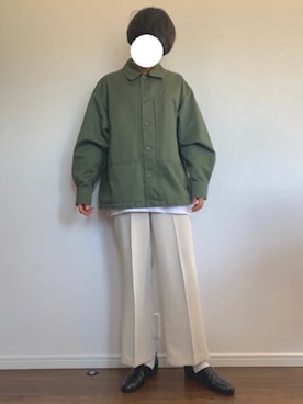 「春めきシューズ」｜「アイテム（スリッポン）」を使った、rくんさん（メンズ・170cm）の春コーディネート