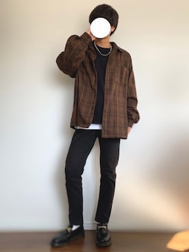 「BROWNY（ブラウニー）のアイテム（パンツ）」を使った、rくんさん（メンズ・170cm）の春コーディネート