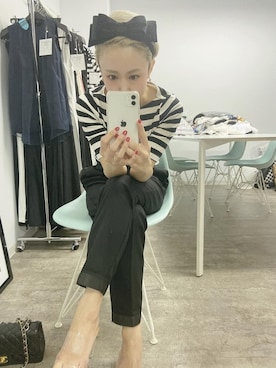 「JENNE（ジェンヌ）のアイテム」を使った、JENNE_YUKAさん（レディース・156cm）の春コーディネート