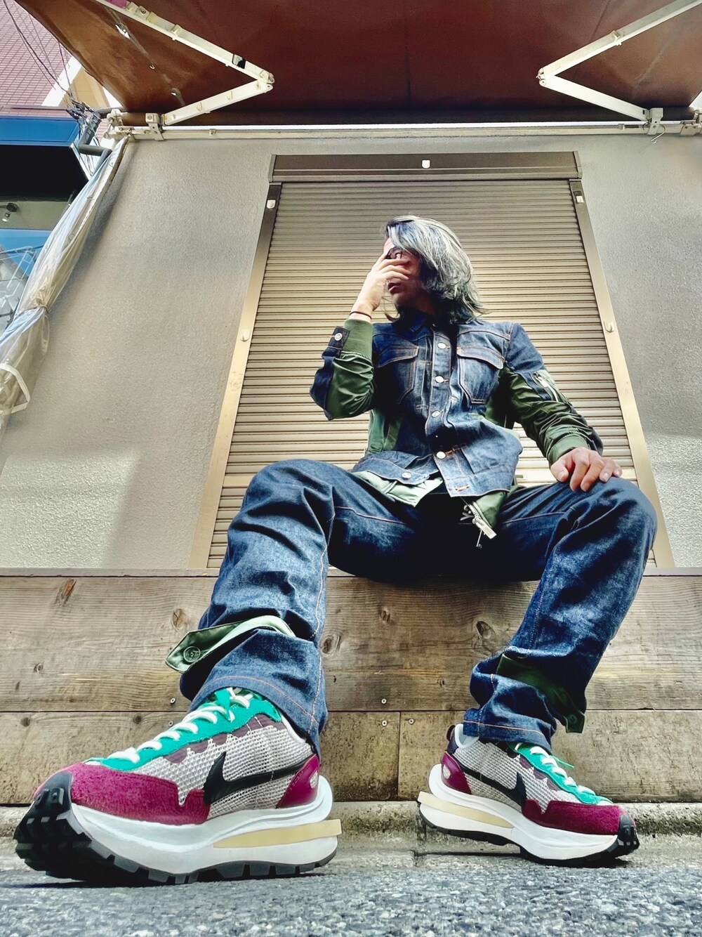 toshi.sneaker｜Sacaiのデニムジャケットを使ったコーディネート - WEAR