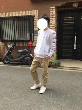 「made in standard （メイドインスタンダード）のアイテム」を使った、けんたろうさん（メンズ・172cm）の春コーディネート