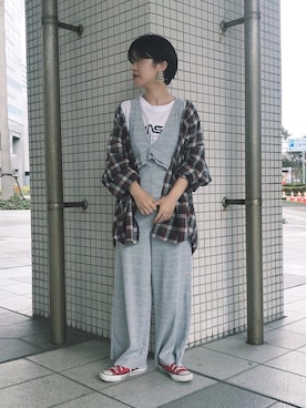 「アイテム（ピアス（両耳用））」を使った、noriko odaさん（レディース・153cm・20代）の秋コーディネート