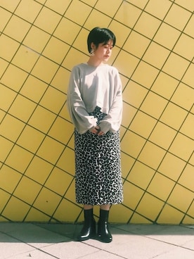 「アイテム（ピアス（両耳用））」を使った、noriko odaさん（レディース・153cm・20代）の秋コーディネート
