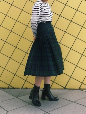 「アイテム（ピアス（両耳用））」を使った、noriko odaさん（レディース・153cm・20代）の秋コーディネート