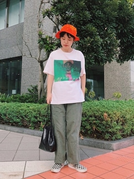 「アイテム（スリッポン）」を使った、noriko odaさん（レディース・154cm・20代）の秋コーディネート