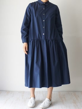 「アイテム（ドレスシューズ）」を使った、yumiさん（レディース・159cm）の秋コーディネート