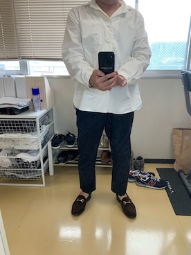 「DOLCE&GABBANA（ドルチェアンドガッバーナ）のアイテム（PC・スマホグッズ/家電）」を使った、柏屋さん（メンズ・173cm）の夏コーディネート