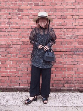 YUMEKAさん（レディース・156cm）の夏コーディネート