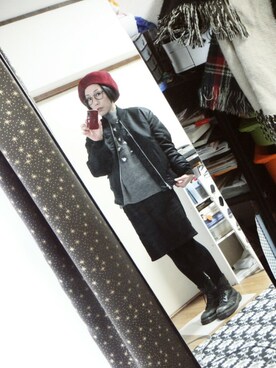 いしこさん（レディース・157cm）の冬コーディネート