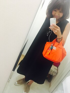 「SUNDUCK（サンダック）のアイテム」を使った、おかなさん（レディース・157cm）の夏コーディネート